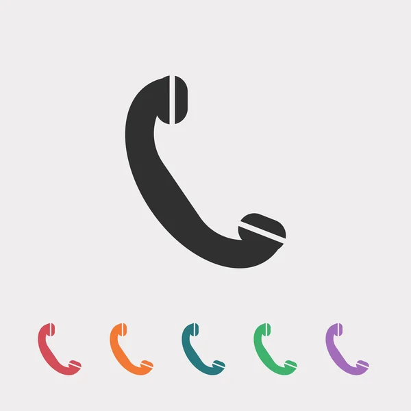 Telefono, icona piatta — Vettoriale Stock