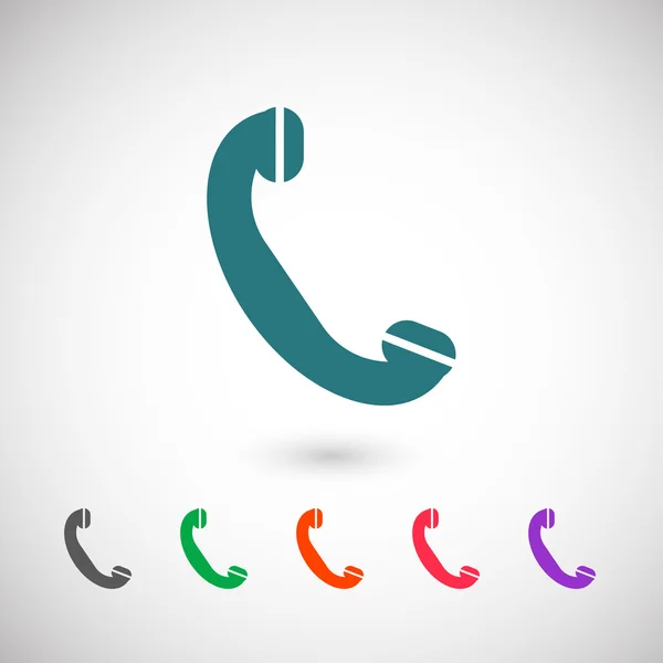 Telefon, flaches Symbol — Stockvektor