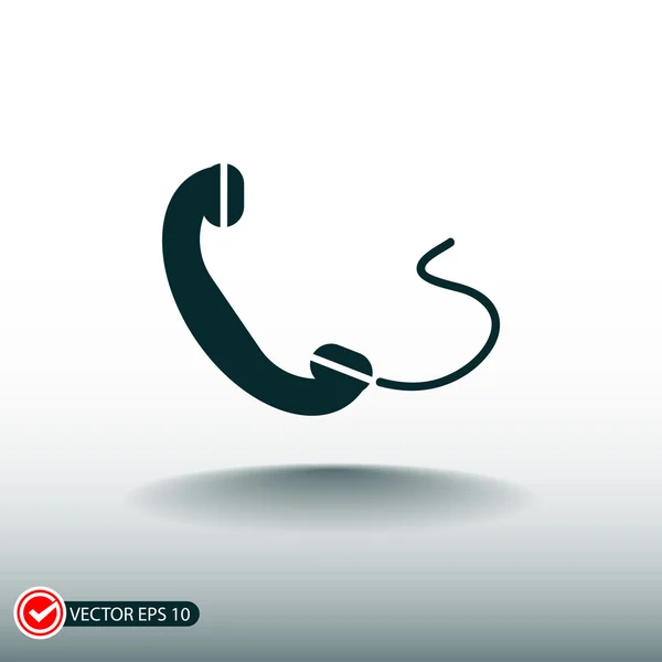 Telefon, flaches Symbol — Stockvektor