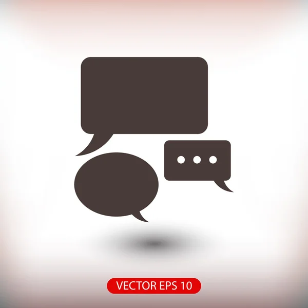 Icono de burbujas de voz — Vector de stock