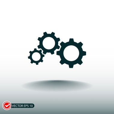 vites düz tasarım simgesi