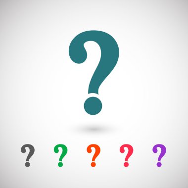 Soru işareti simgesi simgesi