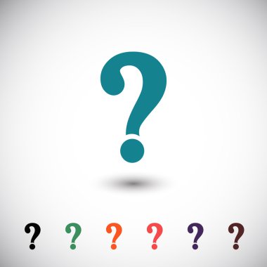 Soru işareti simgesi simgesi