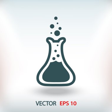 laboratuvar cam simgesi