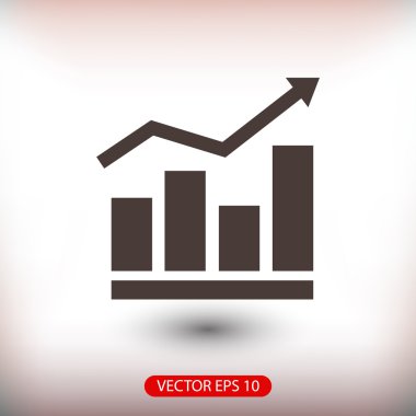 Infographic, grafik simgesi 