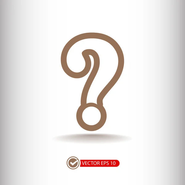 Question mark sign icon — Stock Vector