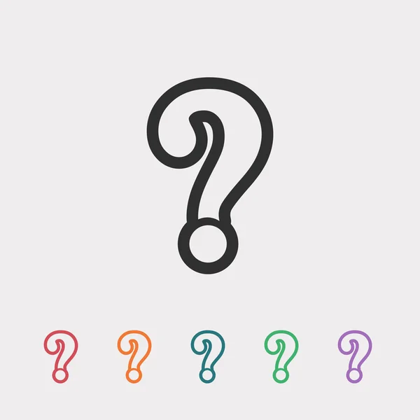 Question mark sign icon — Stock Vector
