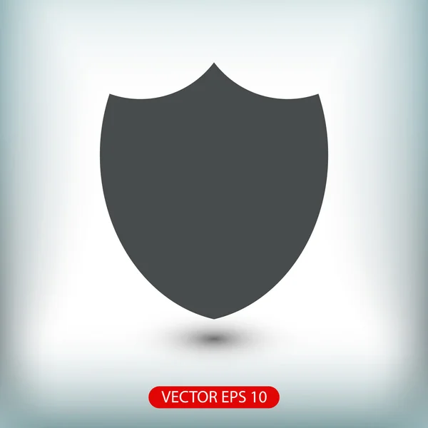 Icona design piatto scudo — Vettoriale Stock