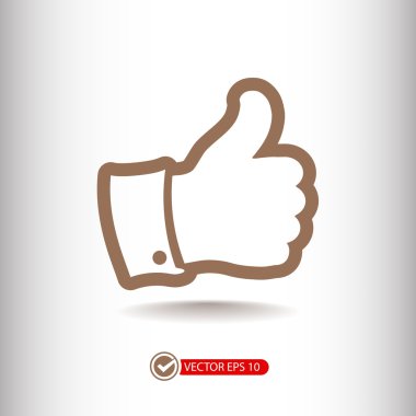 Başparmak gibi simgesi 