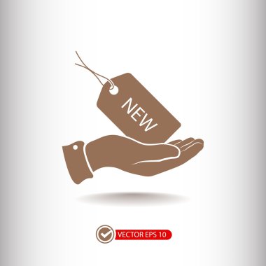 El ile yeni bir ses etiketi simgesi