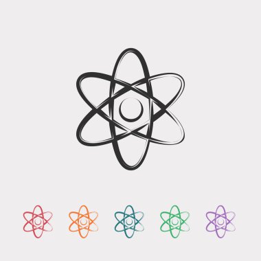 soyut fizik bilim modeli simgesi