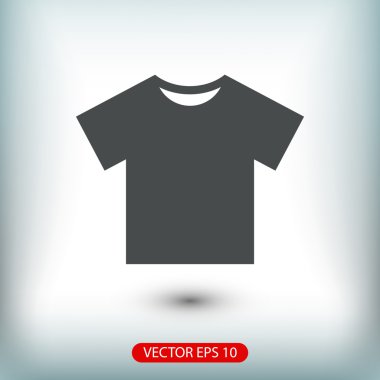 t-shirt düz tasarım simgesi
