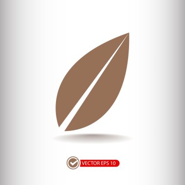 yaprak düz tasarım simgesi