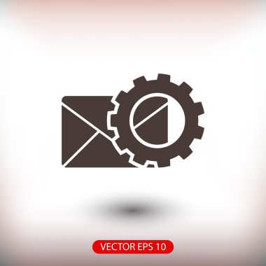 Parametreleri ayarlama ve zarf posta simgesini 