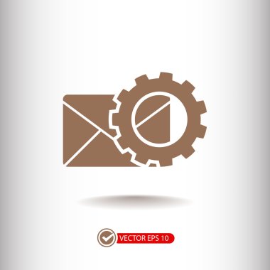 Parametreleri ayarlama ve zarf posta simgesini 