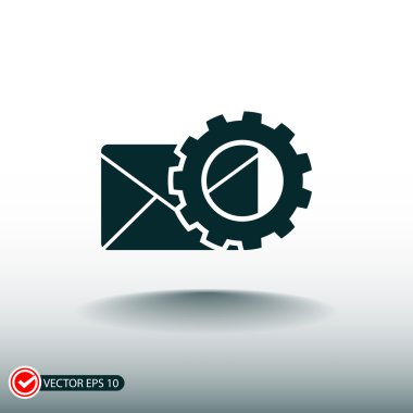 Parametreleri ayarlama ve zarf posta simgesini 