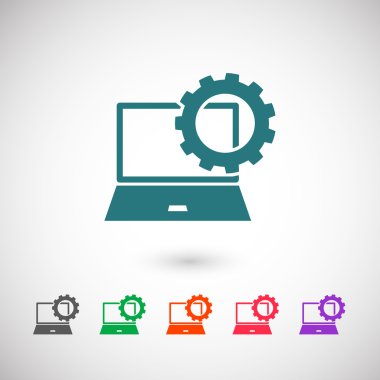 parametreler ayarlanıyor, dizüstü simgesi