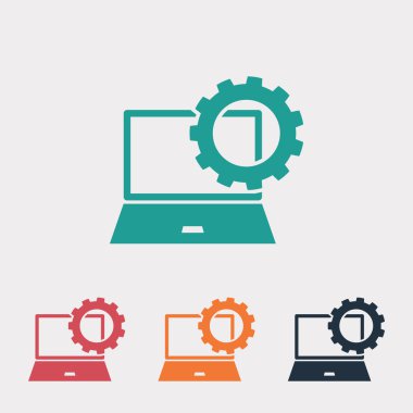 parametreler ayarlanıyor, dizüstü simgesi