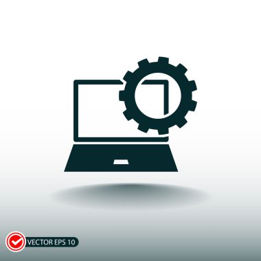 parametreler ayarlanıyor, dizüstü simgesi