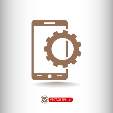 parametreleri ayarlama, mobil akıllı telefon simgesi