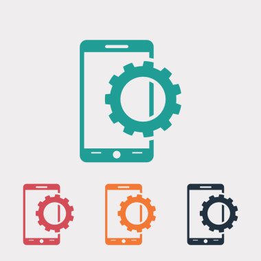 parametreleri ayarlama, mobil akıllı telefon simgesi