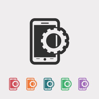 parametreleri ayarlama, mobil akıllı telefon simgesi