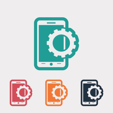 parametreleri ayarlama, mobil akıllı telefon simgesi