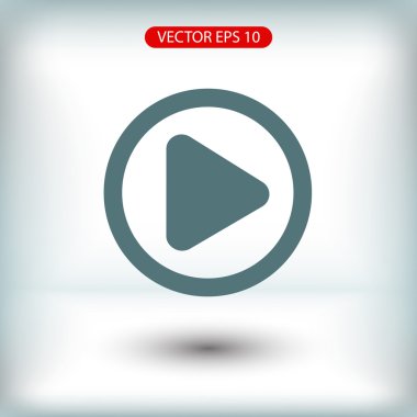 düğme web simgesi oynamak