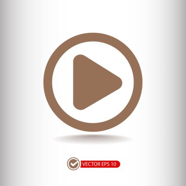 düğme web simgesi oynamak