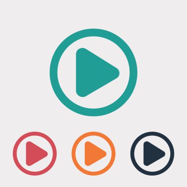 düğme web simgesi oynamak 