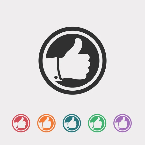 LIKE thumb up icon — Stock Vector