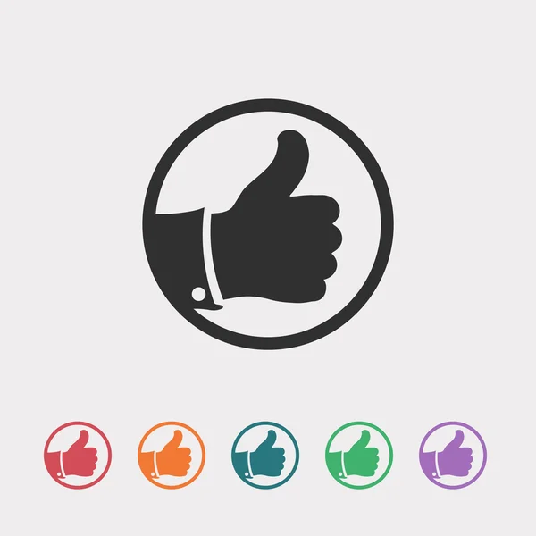 LIKE thumb up icon — Stock Vector