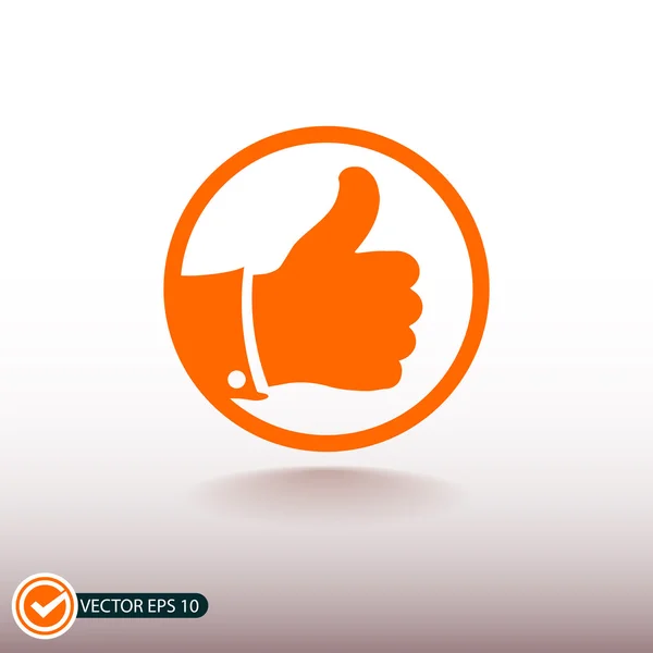 LIKE thumb up icon — Stock Vector