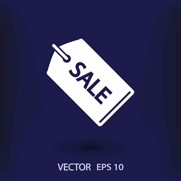 Verkoop labelpictogram — Stockvector