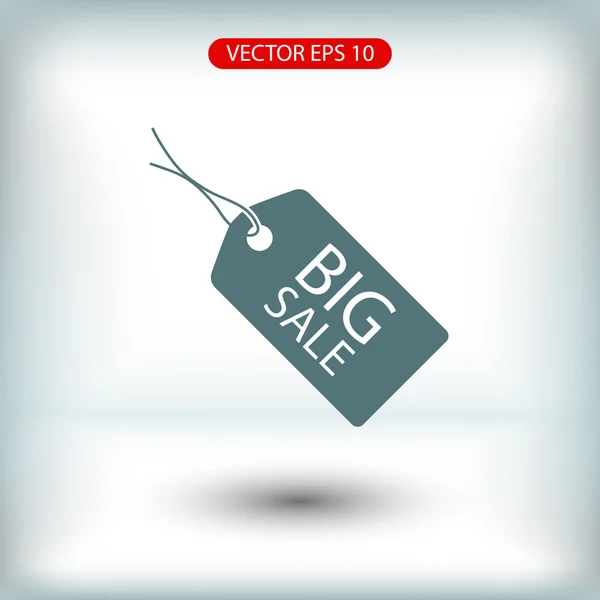 BIG SALE tag icon — Stock Vector