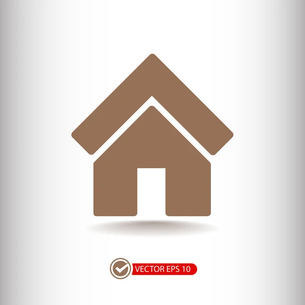Haus flache Design-Ikone — Stockvektor