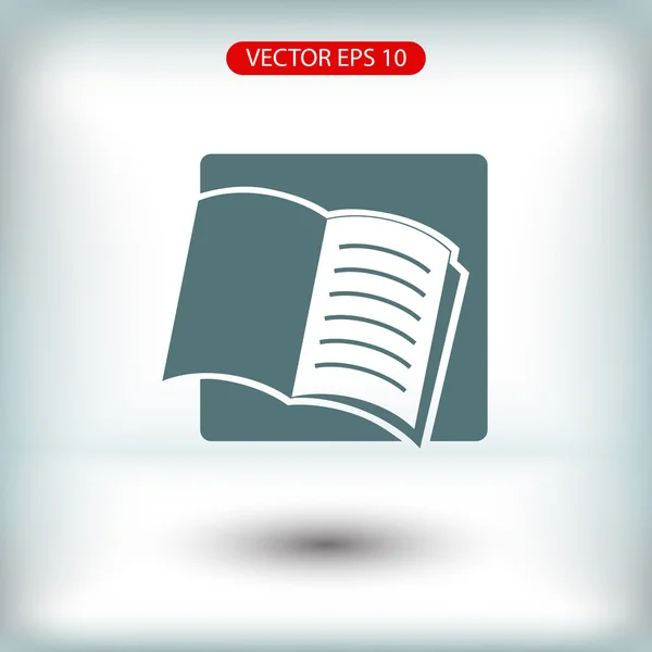 Open book icon — Stock Vector