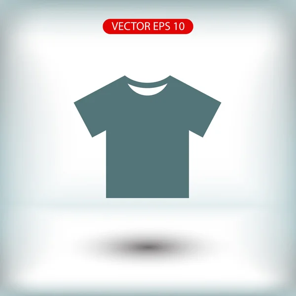T-Shirt flache Design-Ikone — Stockvektor