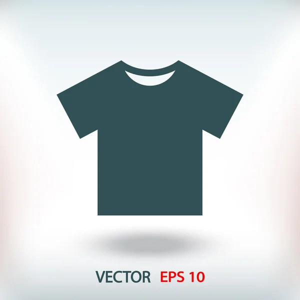 T-shirt ícone de design plano — Vetor de Stock