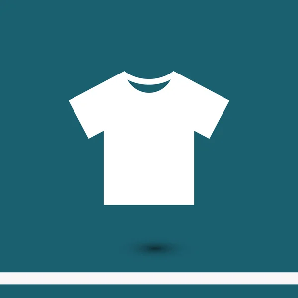 Camiseta plana icono de diseño — Vector de stock