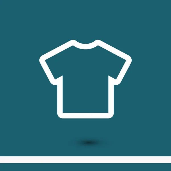 T-shirt ícone de design plano — Vetor de Stock