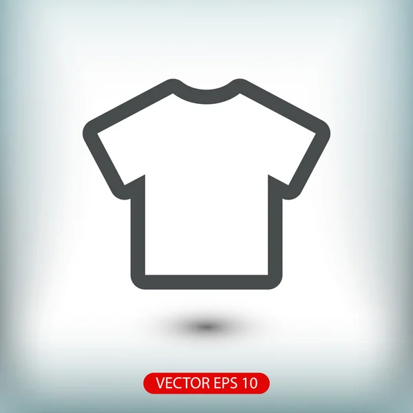 T-Shirt flache Design-Ikone — Stockvektor