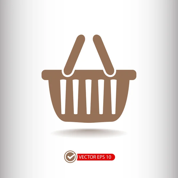 Icono de cesta ilustración — Vector de stock