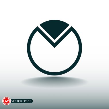 Grafik düz tasarım simgesi