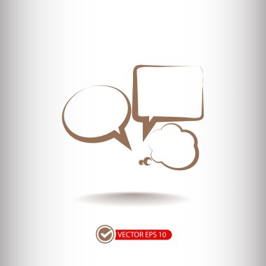 konuşma balonları simgesi