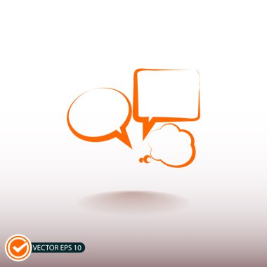 konuşma balonları simgesi