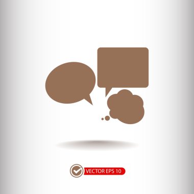 konuşma balonları simgesi