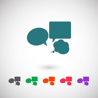 konuşma balonları simgesi