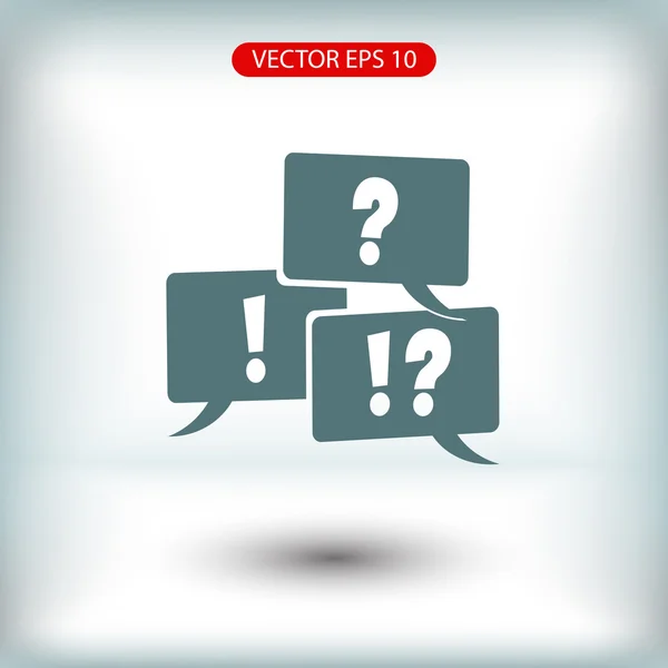 Signo de interrogación y exclamación — Vector de stock