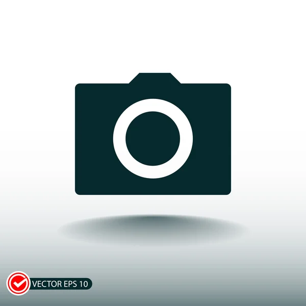 Camera pictogram illustratie — Stockvector